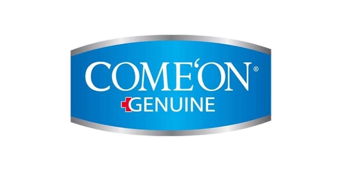 لوگوی کامل برند Comeon