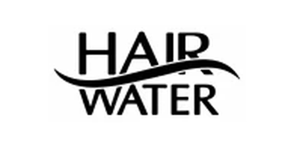 لوگوی کامل برند Hair Water