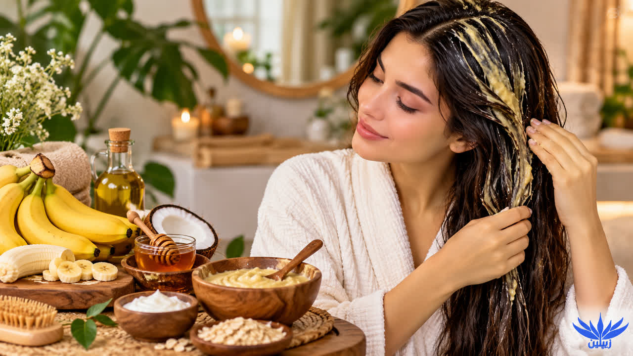 ماسک مو با موز | 8 روش تهیه ماسک موز برای سلامت و زیبایی مو