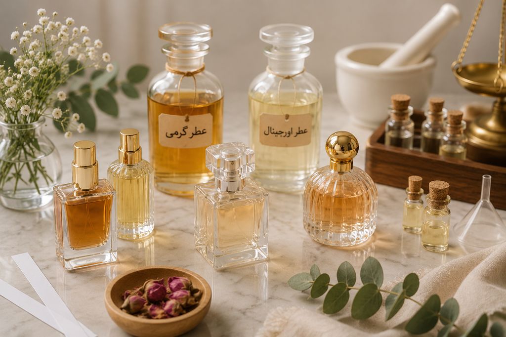 عطر گرمی چیست؟ | بررسی مزایا، معایب و تفاوت آن با عطر اورجینال