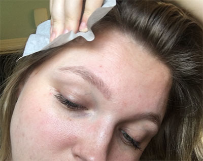 تشخیص موی چرب با دستمال کاغذی