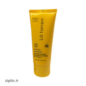 کرم ضد آفتاب SPF30 بی رنگ لافارر مخصوص پوست چرب