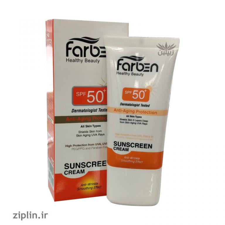 ضد آفتاب ضد چروک SPF50 فاربن