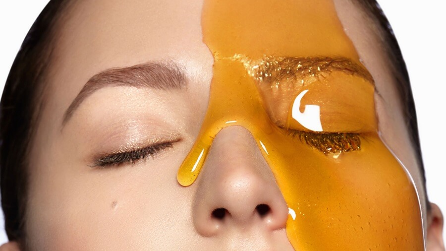 عسل برای پوست چرب