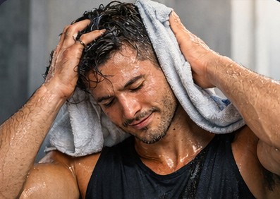 حوله میکروفایبر نرم و سبک برای مو